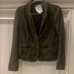 Chic Olive Women's Blazer Anthropologie olive green Delanie Blazer